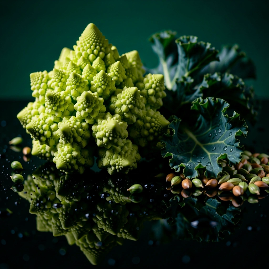 Dettaglio verdure fresche